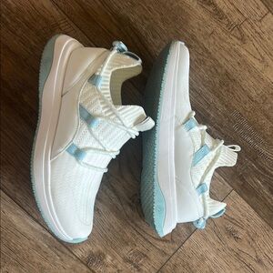 Nurture by Lamaze White and Light Blue Sneakers